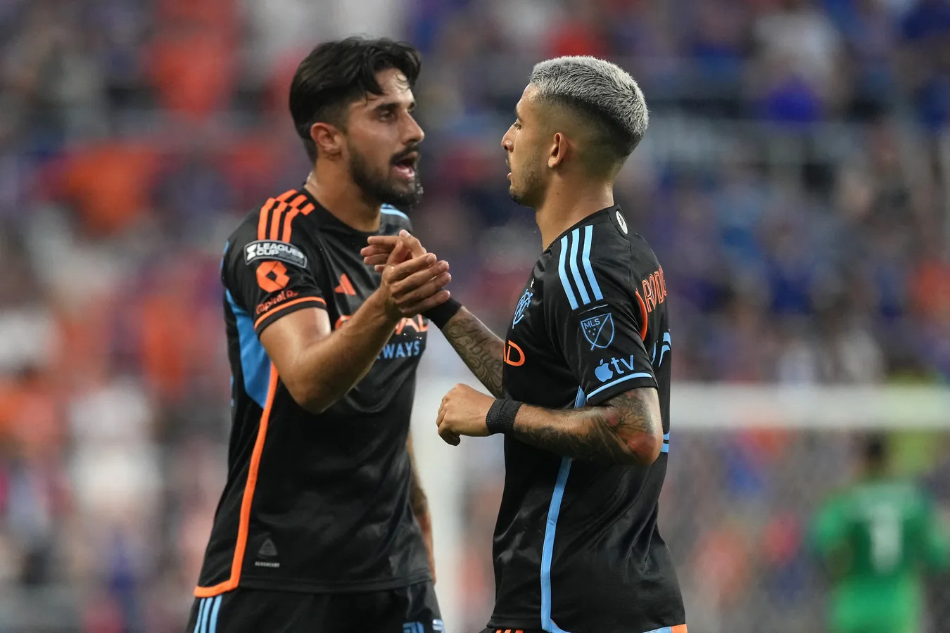 Jugadores de Botafogo en entrenamiento mientras el club sondea refuerzos en la MLS