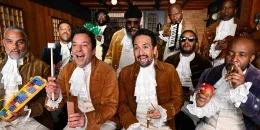 Lin-Manuel Miranda cantando en The Tonight Show Starring Jimmy Fallon