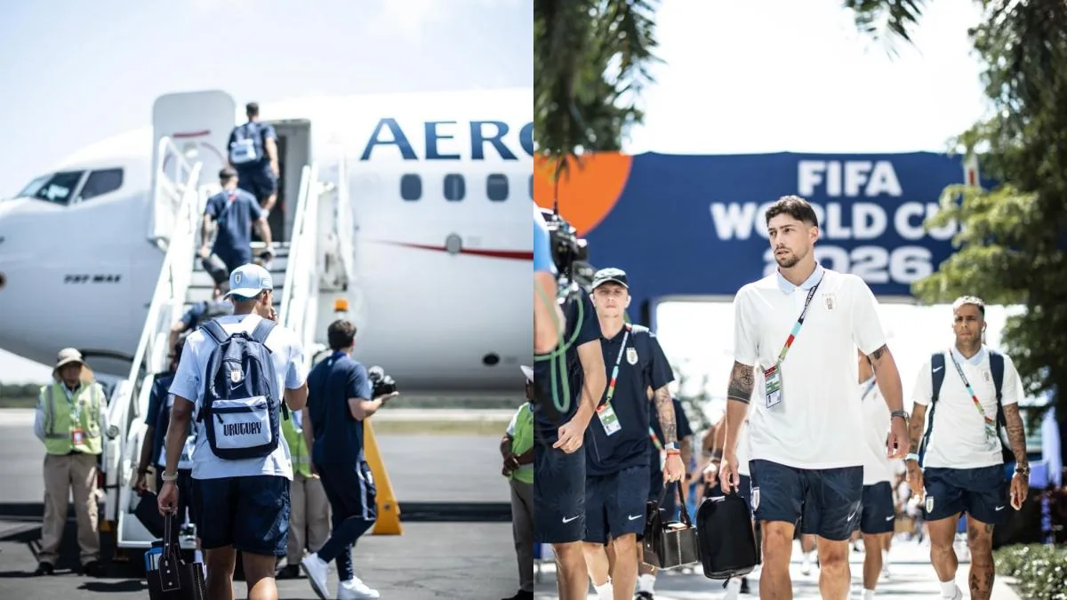 Selección uruguaya de fútbol lamentando su eliminación ante España en el Mundial 2026